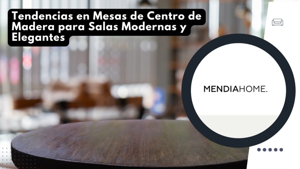 mesas de centro de madera